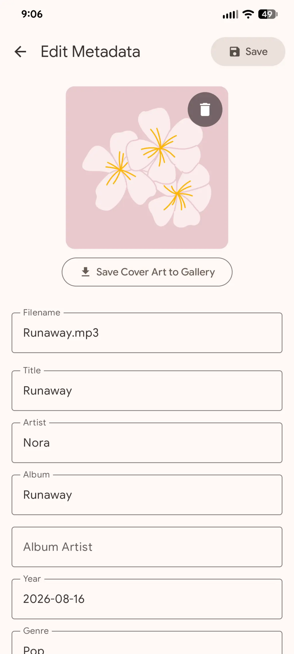 Audio Tag Editor screenshot 1