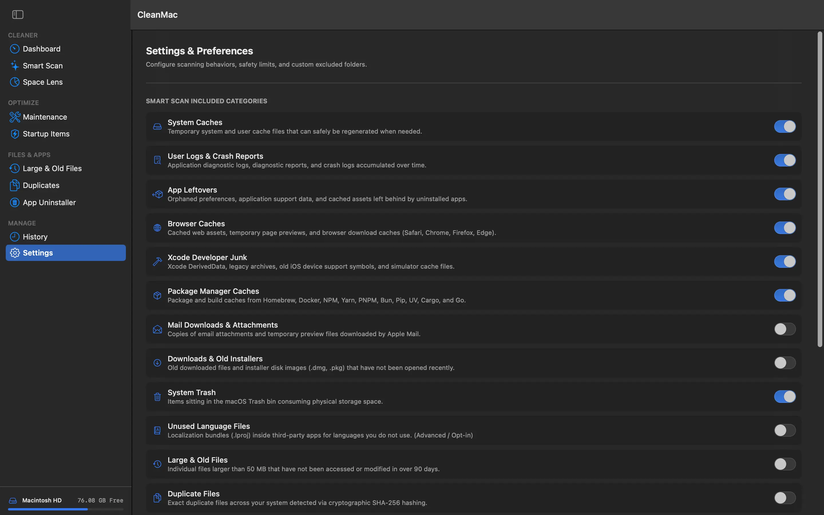 CleanMac screenshot 4